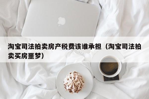 淘宝司法拍卖房产税费该谁承担（淘宝司法拍卖买房噩梦）