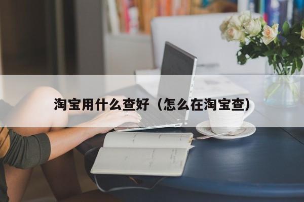 淘宝用什么查好（怎么在淘宝查）
