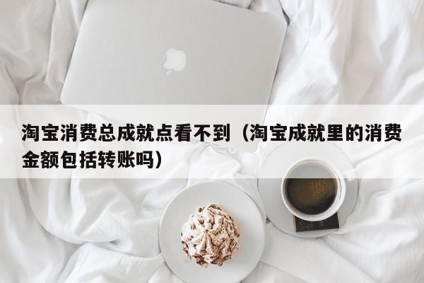 淘宝消费总成就点看不到（淘宝成就里的消费金额包括转账吗）