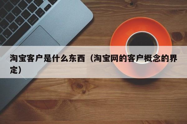 淘宝客户是什么东西（淘宝网的客户概念的界定）