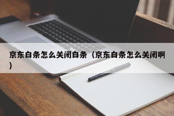 京东白条怎么关闭白条（京东白条怎么关闭啊）