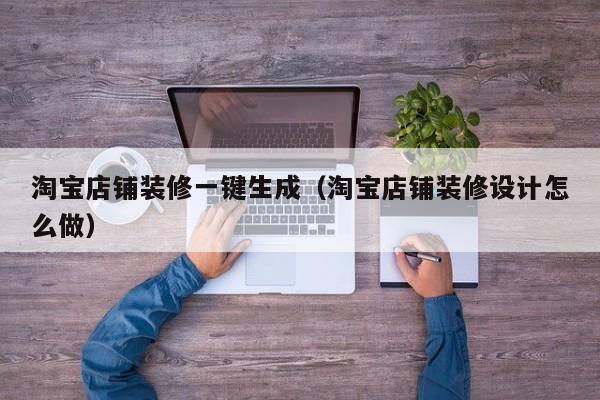 淘宝店铺装修一键生成（淘宝店铺装修设计怎么做）